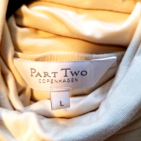Part Two Cream Turtleneck Top - Picture 2 of 2